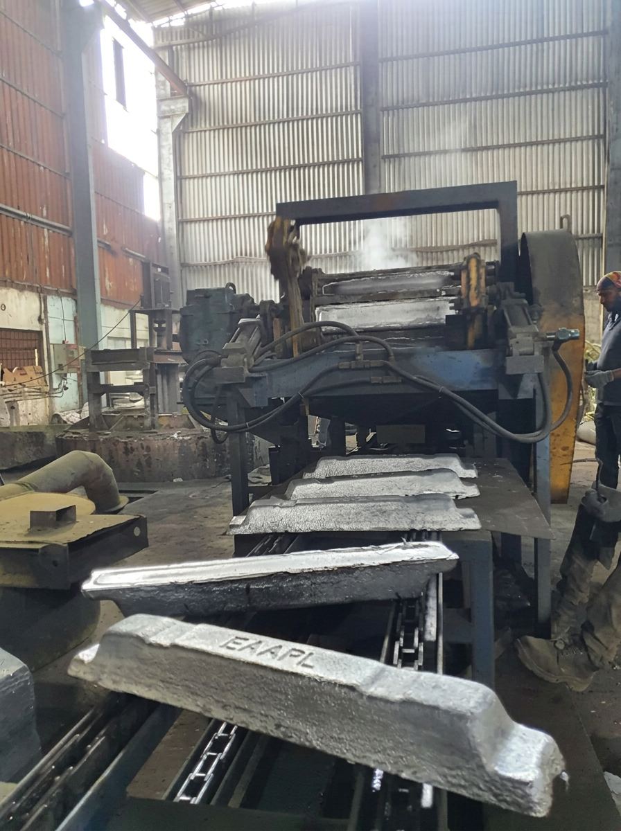 Ingot casting line